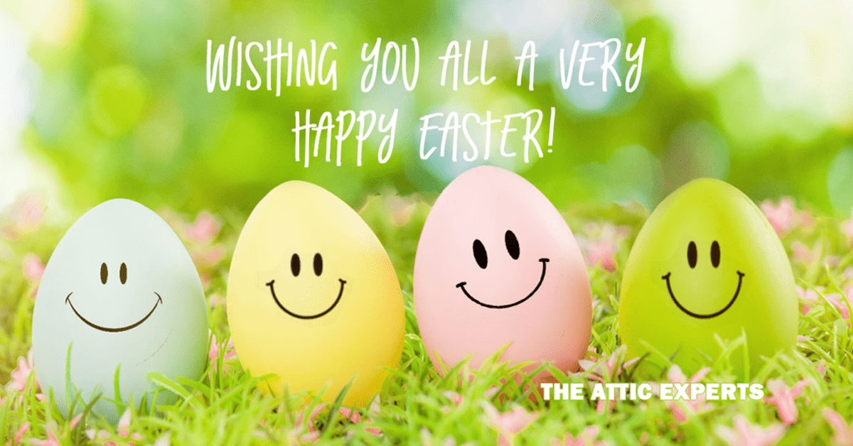 Happy Easter Eggs Greeting