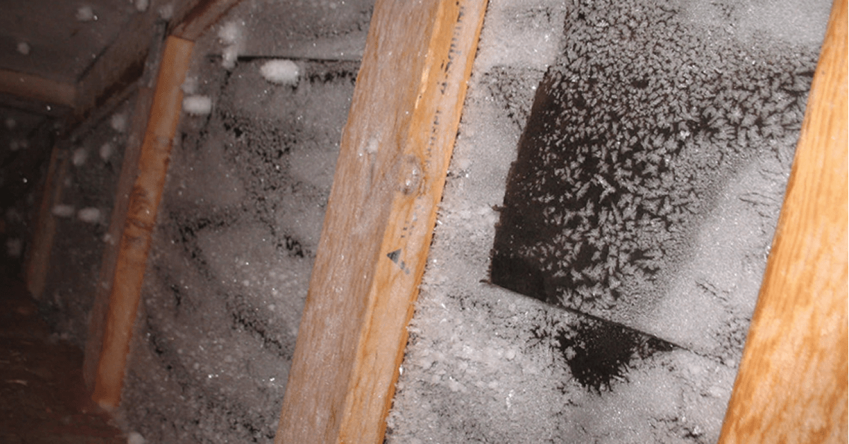 Frost In Your Attic Attic Insulation And Ventilation