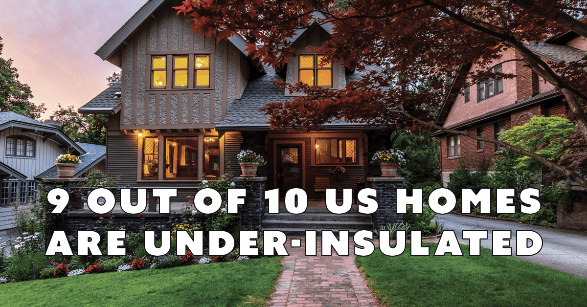 attic insulation - image of home