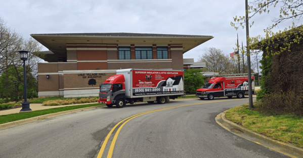 Lisle Village Hall Attic Insulation and Ventilation Project Image