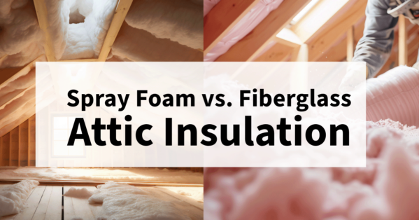 spray foam vs figerglass image